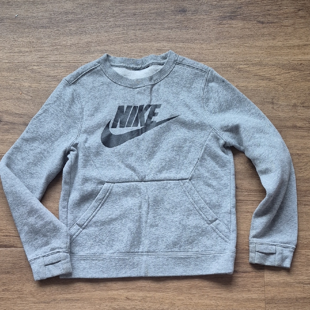 Nike Gray Logo Sweatshirt Xs